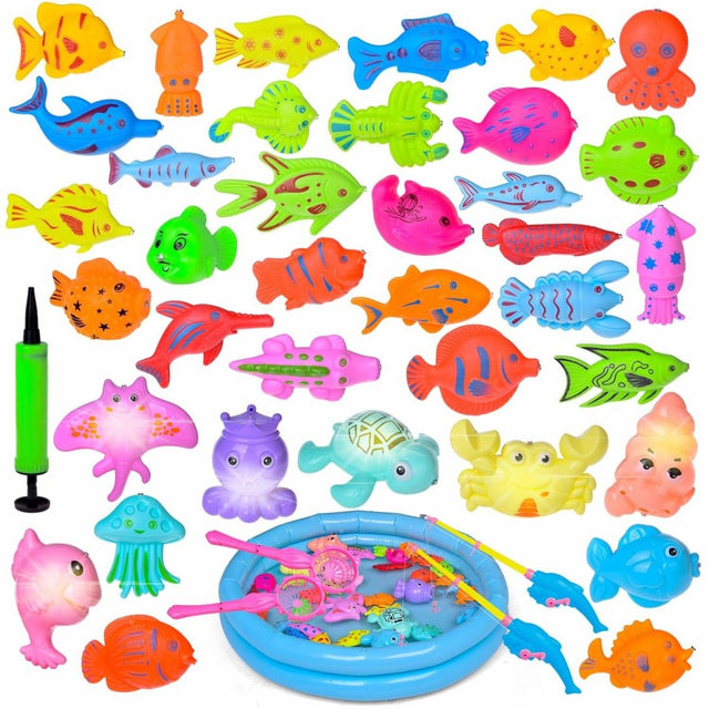Magnetic Fishing Toys: 42 Pieces - PopFun