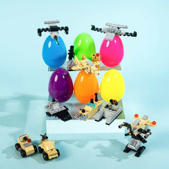 Military Vehicles Building Blocks Easter Eggs-Wholesale - PopFun