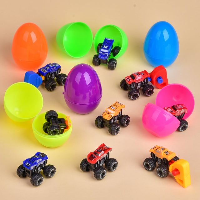 Monster Vehicle Treasure Eggs: 18 Pc Bundle - PopFun