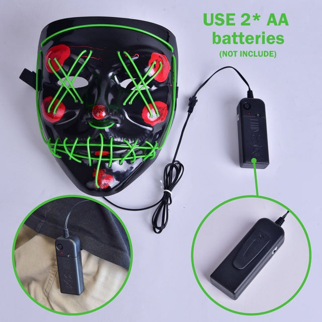 Neon Glow Masks - PopFun