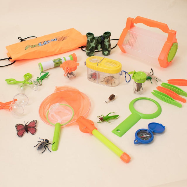 Outdoor Toys for kids: 27 Pcs Bug Catcher Kit Bundle - PopFun