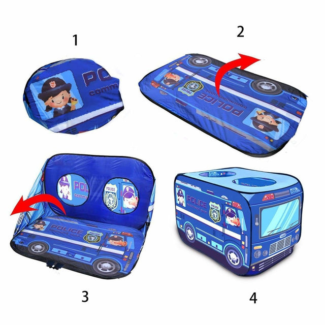 Police Car Pop Up Play Tent - PopFun