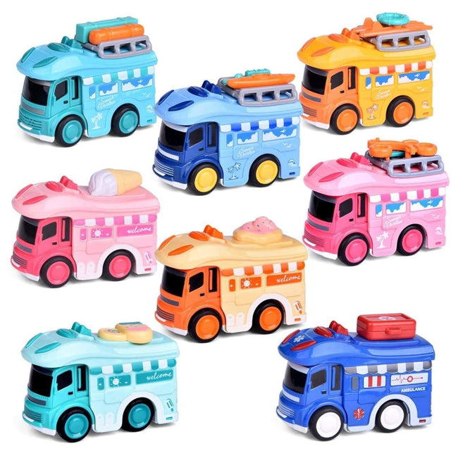 Rooftop Carrier Pullback Cars - PopFun