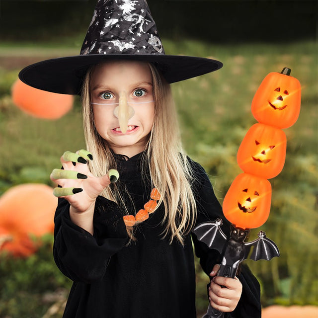 Scary Halloween Witch Costume with Mask - PopFun