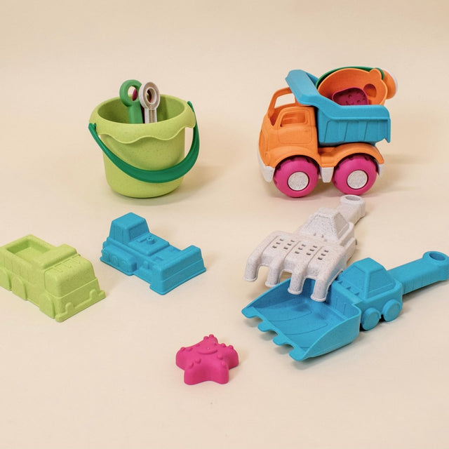 Sea Animal Beach Mold Toy Set with Dump Truck - PopFun