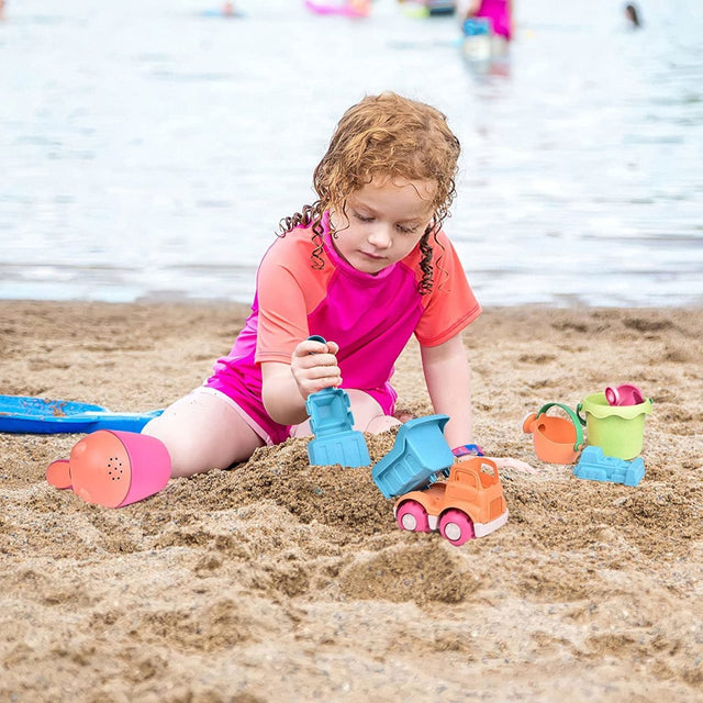 Sea Animal Beach Mold Toy Set with Dump Truck - PopFun