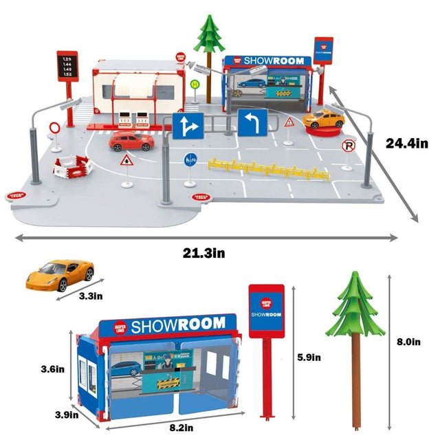 Showroom and Petrol Station Set - PopFun