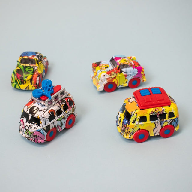 Spray-Painted Die-Cast Toy Cars - PopFun