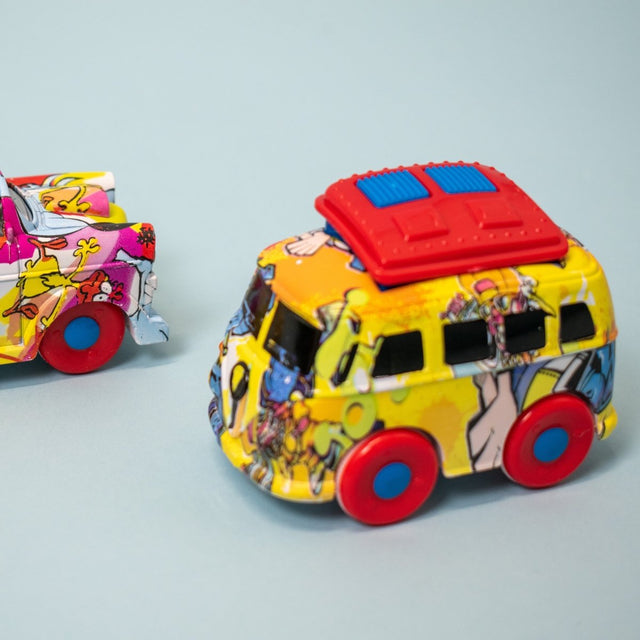 Spray-Painted Die-Cast Toy Cars - PopFun