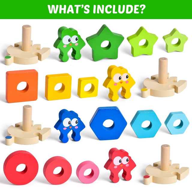 Stacking and Sorting Toys for Toddlers - PopFun