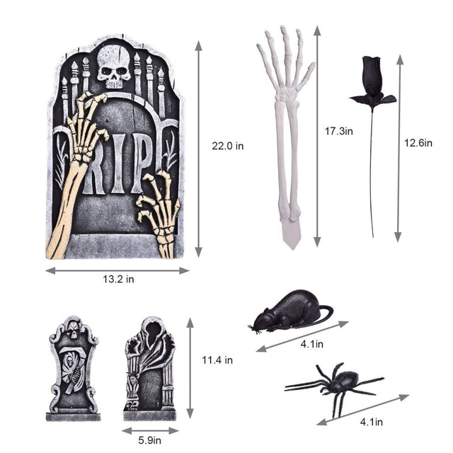 Terrifying Tombstone Lawn Decorations - PopFun