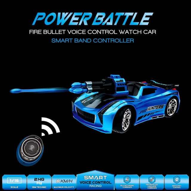 The SmartWatch Voice Remote Control Car - PopFun