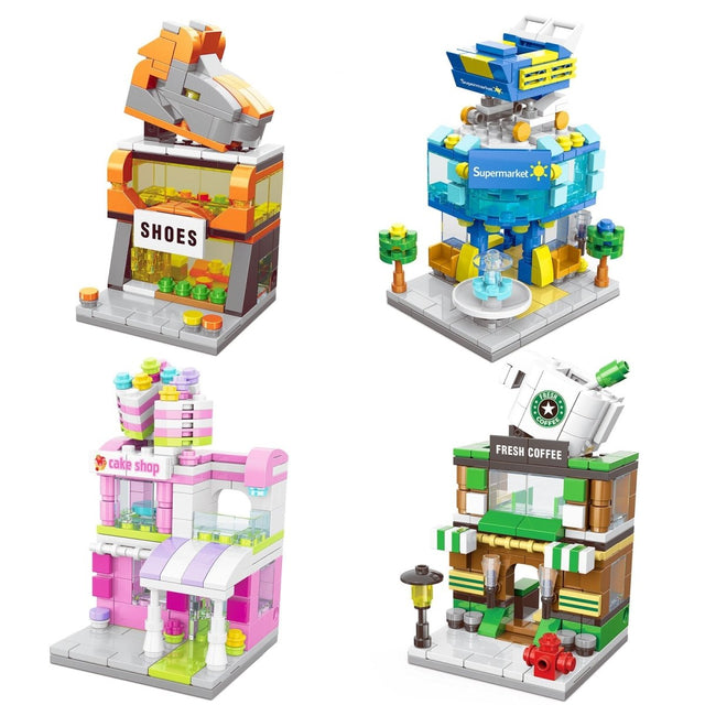 Tiny Blocks and Shops Building Blocks for Kids - PopFun