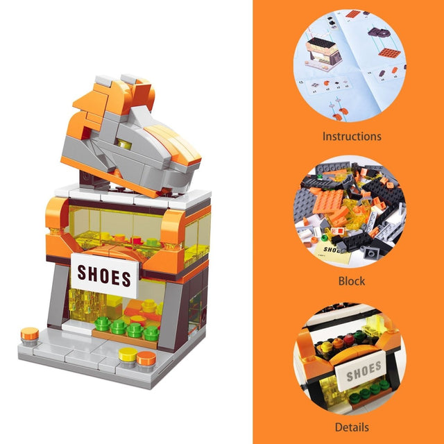 Tiny Blocks and Shops Building Blocks for Kids - PopFun