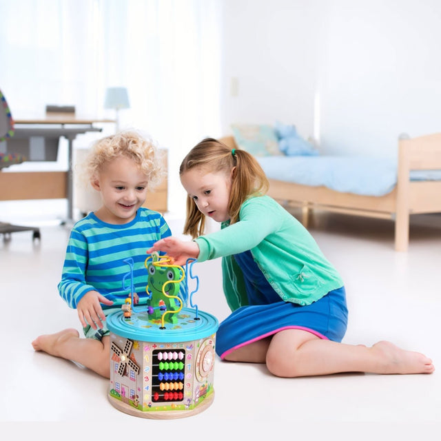 Toddler Multipurpose Bead Maze Cube - PopFun