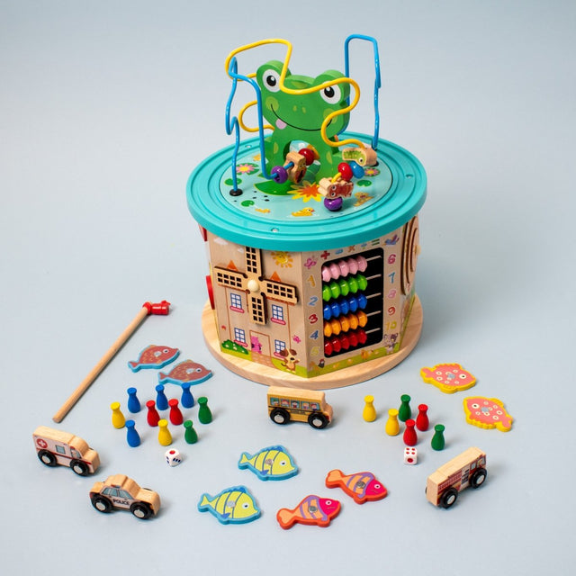 Toddler Multipurpose Bead Maze Cube - PopFun