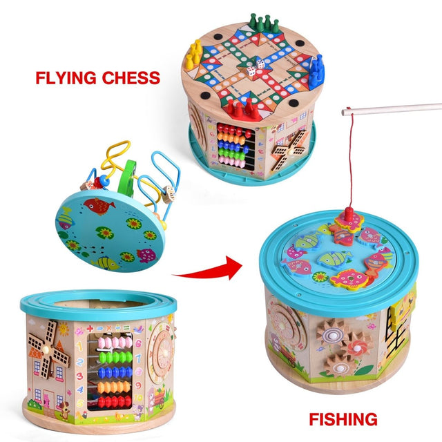 Toddler Multipurpose Bead Maze Cube - PopFun