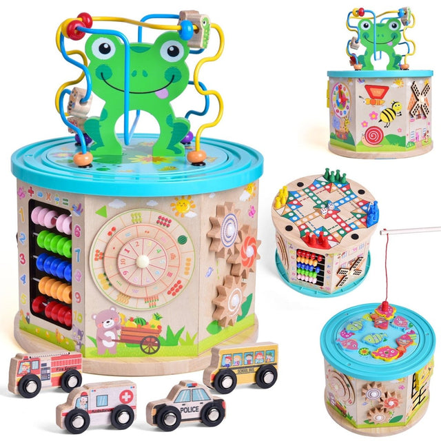 Toddler Multipurpose Bead Maze Cube - PopFun