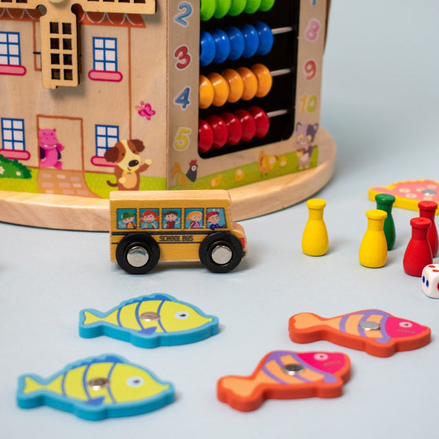 Toddler Multipurpose Bead Maze Cube - PopFun