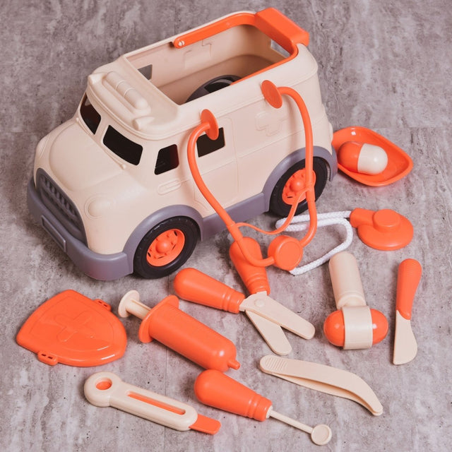 Toy Ambulance Pretend Play Doctor Kit - PopFun