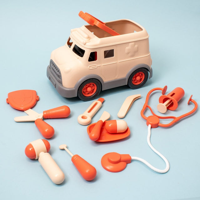 Toy Ambulance Pretend Play Doctor Kit - PopFun