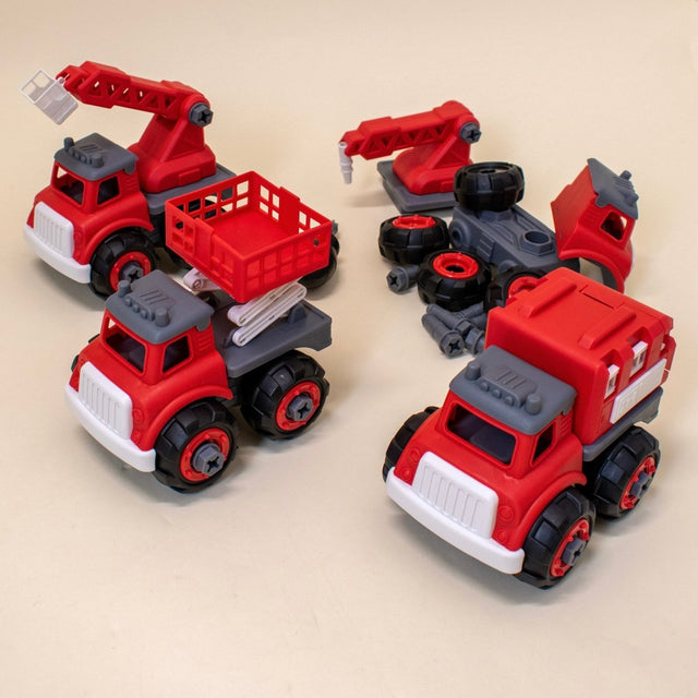 Transforming Fire Truck Set - PopFun