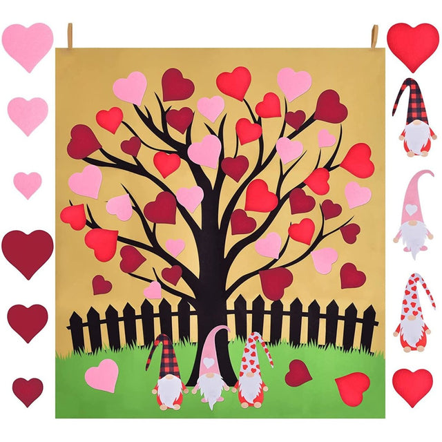 Valentine Felt Tree Decoration💖 - PopFun