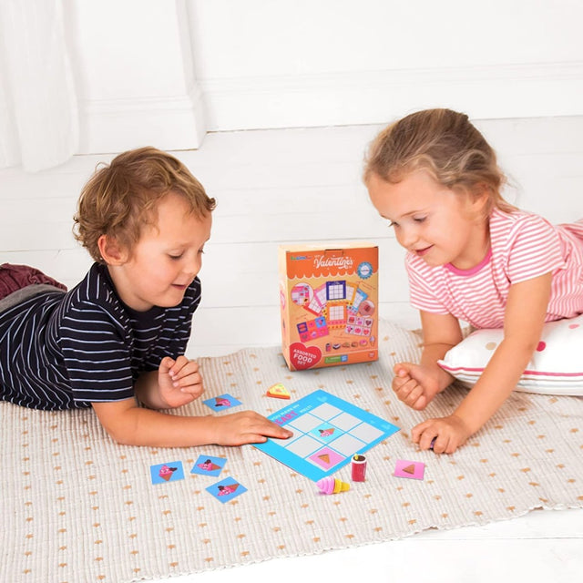 Valentines Day Game Cards with Tattoos Erasers & Stickers - PopFun