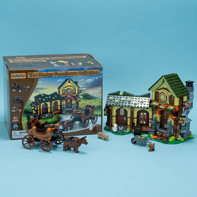 Village Houses Building Bricks Set-Wholesale - PopFun