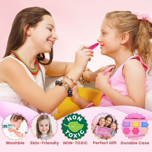 Washable Makeup Toy Kit for Girls - PopFun