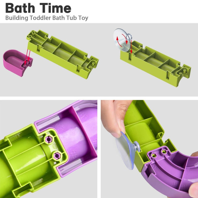 Water Slide Bathtub Toys for Toddlers - PopFun