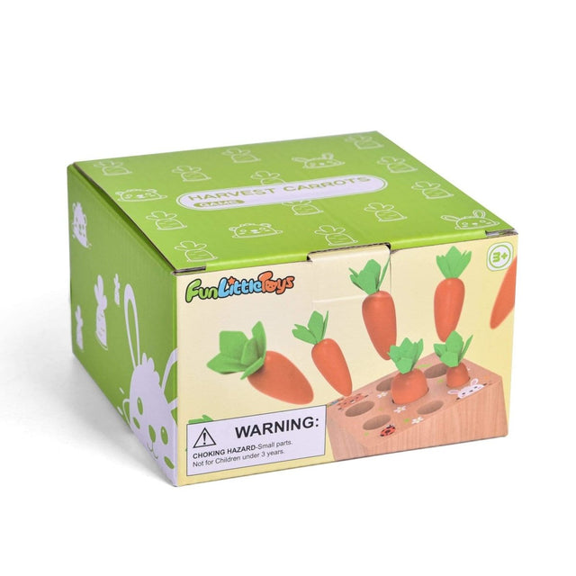 Wooden Carrot Toy Puzzle - PopFun