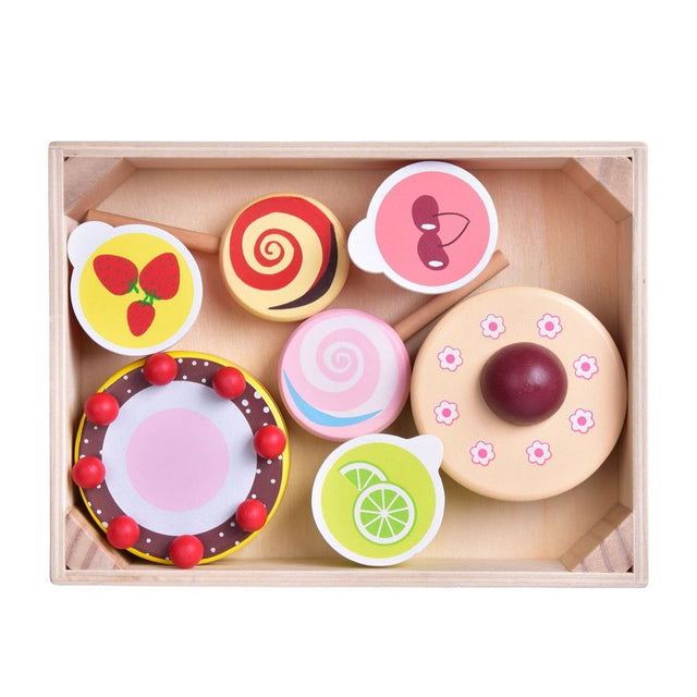 Wooden Dessert Pretend Play Set - PopFun