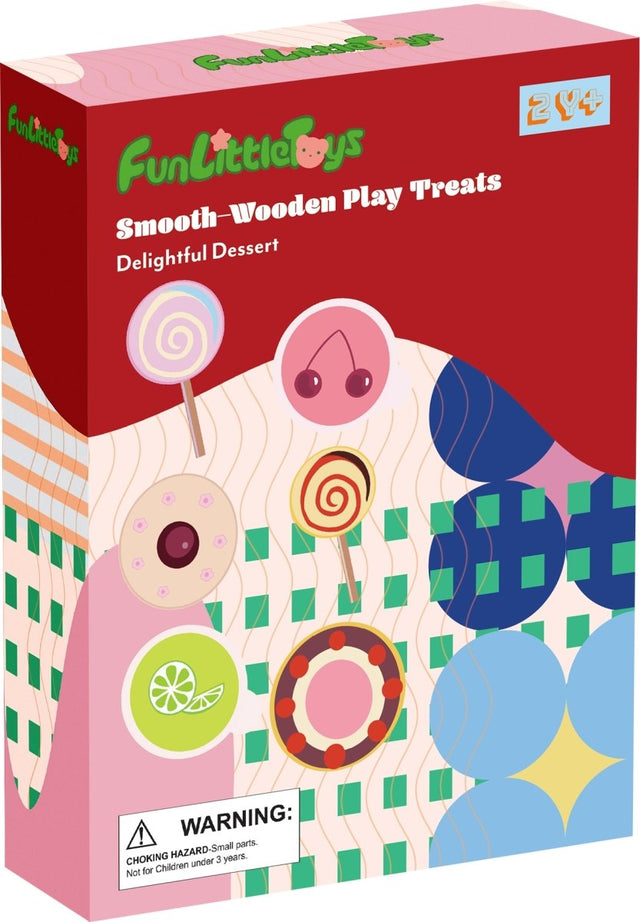 Wooden Dessert Pretend Play Set - PopFun