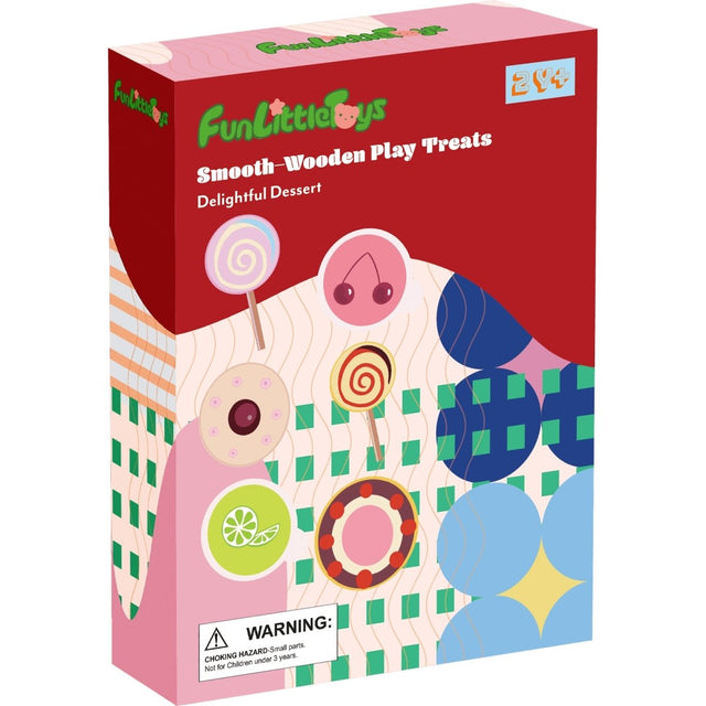 Wooden Dessert Pretend Play Set-Wholesale - PopFun