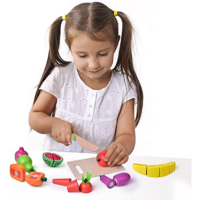 Wooden Play Food for Kids - PopFun